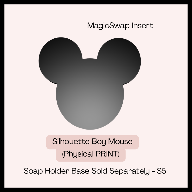 Silhouette Boy Mouse (MagicSwap Plate)