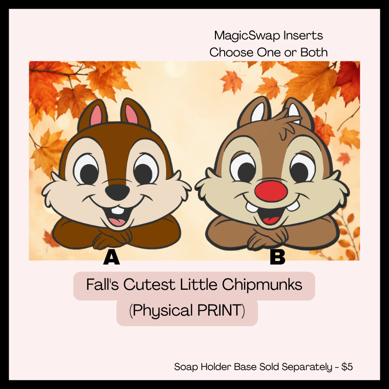 Fall's Cutest Little Chipmunks-MagicSwap Inserts
