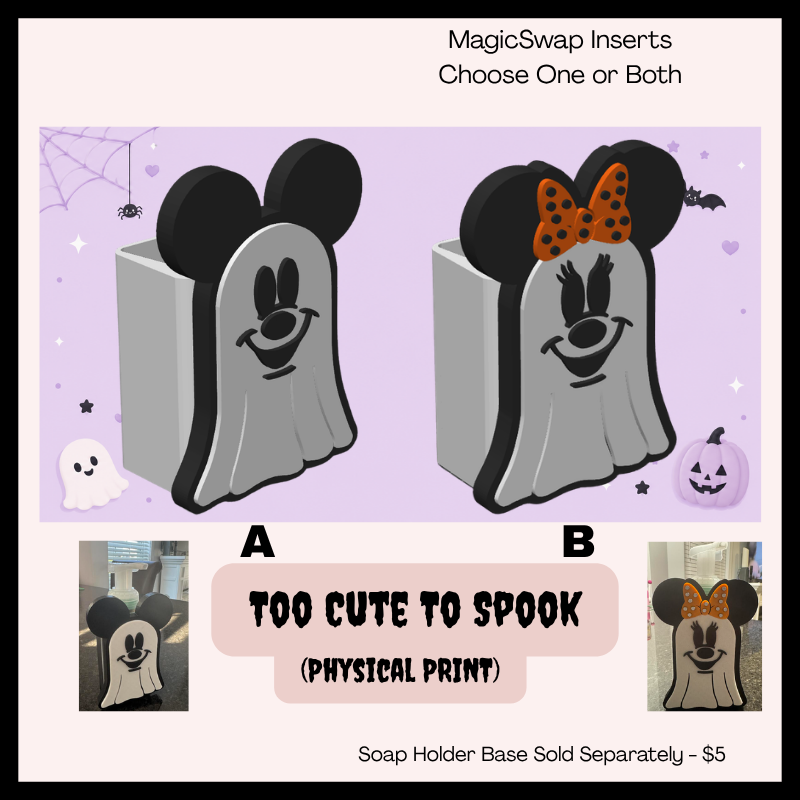 MagicSwap Plate - Too Cute To Spook (TWO Versions)