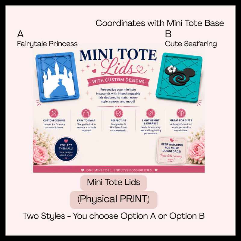 Mini Tote Lids