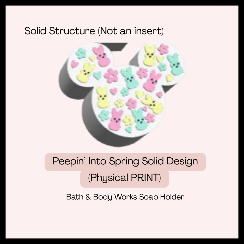 Peepin' Into Spring (Solid Bath & Body Work Holder)