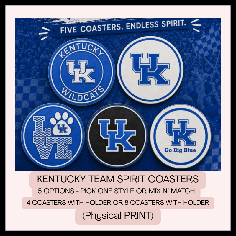Kentucky Team Spirit Coasters