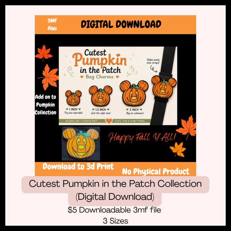 Cutest Pumpkin in the Patch Collection (Bag Charm)