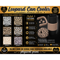 Leopard Can Cooler