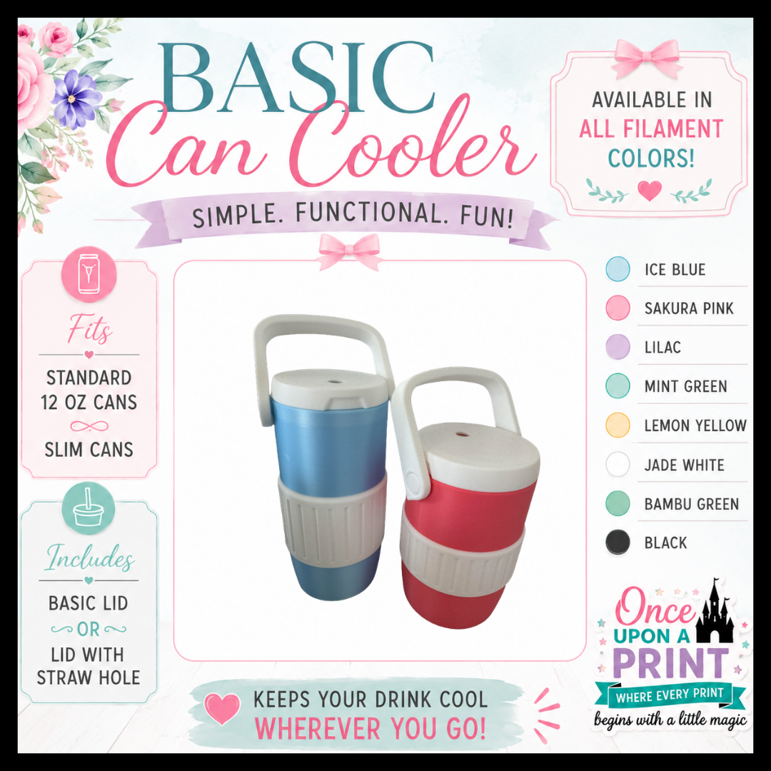 BASIC COLORS Can Cooler(s) (12 oz and Slim Version)