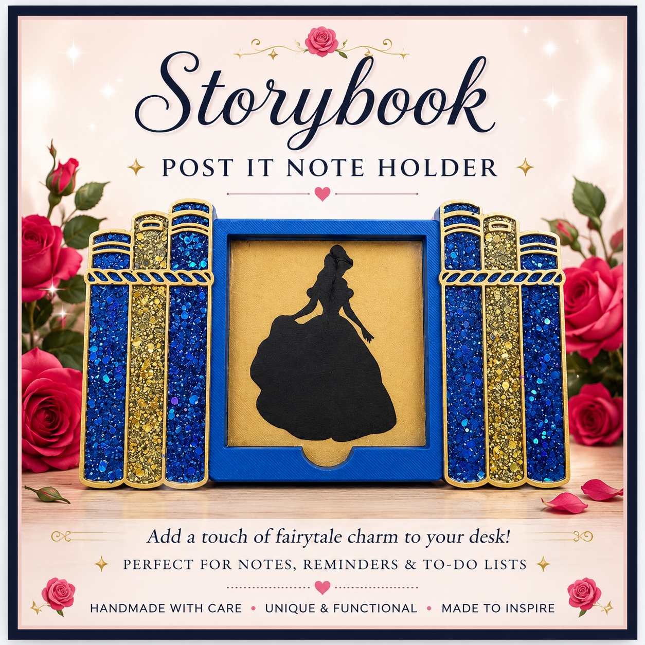 Storybook Post It Note Holder