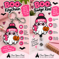 Boo Ghost Can Tab Opener & Badge Reel