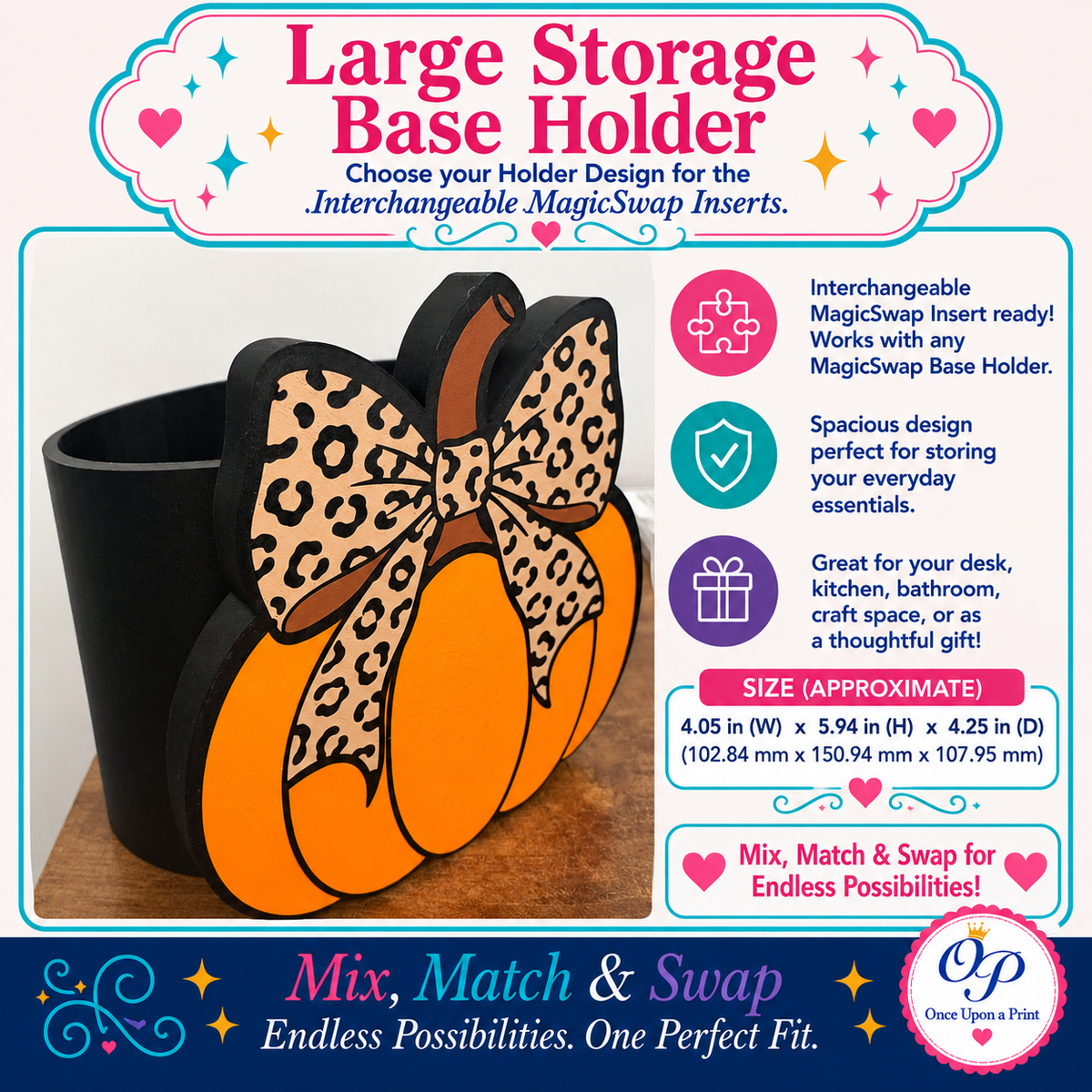 Large Storage Base Holder