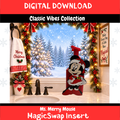DIGITAL DOWNLOAD - MS. Merry Mouse Christmas — MagicSwap Insert