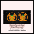Cutest Pumpkin Magnetic Ears