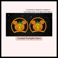 Magnetic Headband / Ears - Cutest Pumpkin in the Patch