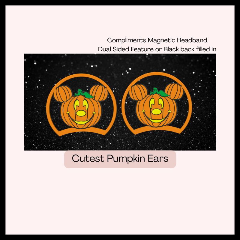 Magnetic Headband / Ears - Cutest Pumpkin in the Patch