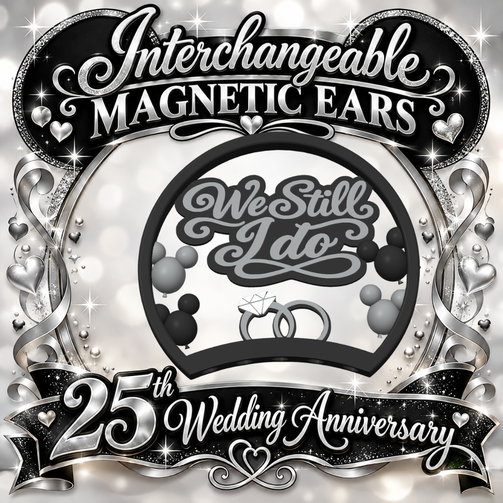 💍 25th Anniversary Interchangeable Magnetic Ears