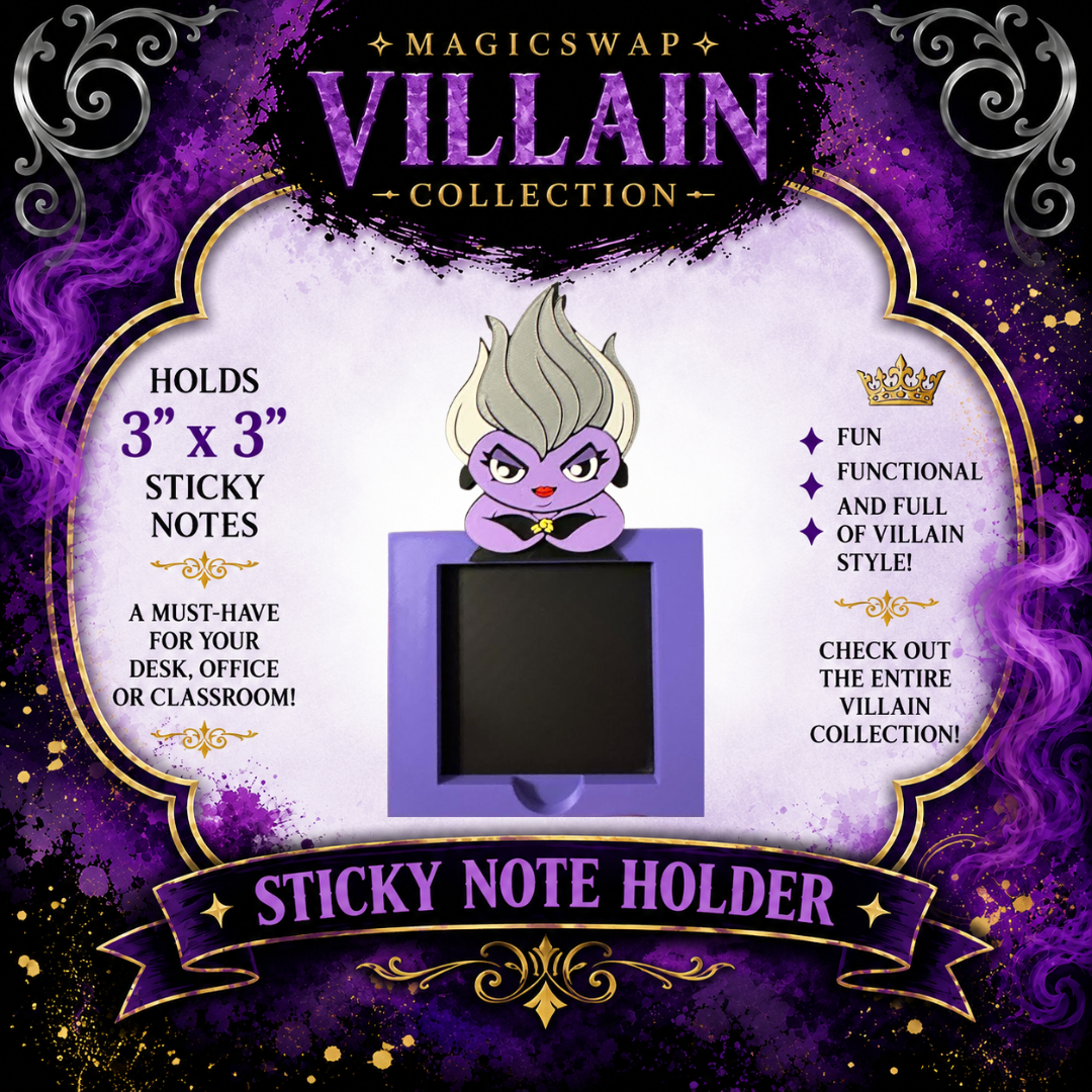 DIGITAL DOWNLOAD - EVIL SEA WITCH "Sticky" Note Holder