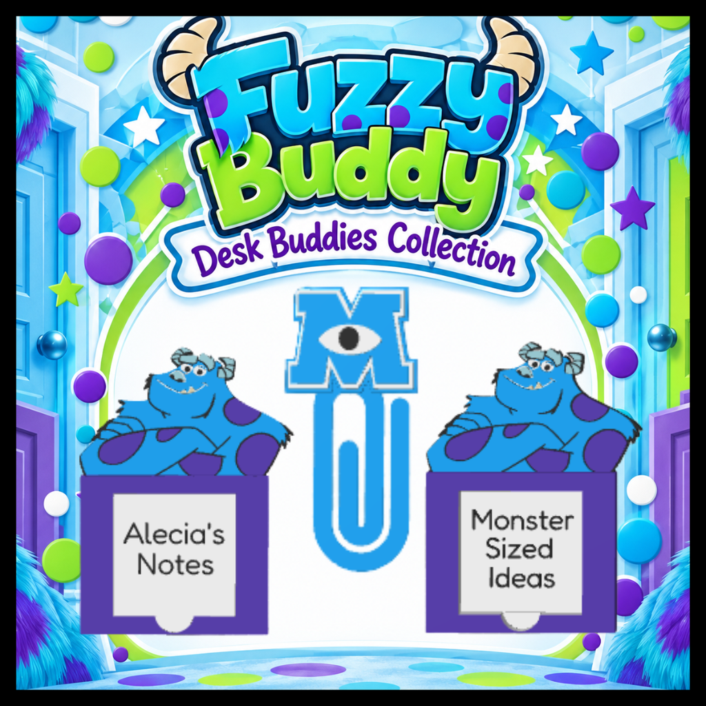 🩵🩵DIGITAL DOWNLOAD - Fuzzy Buddy Desk Buddies Collection