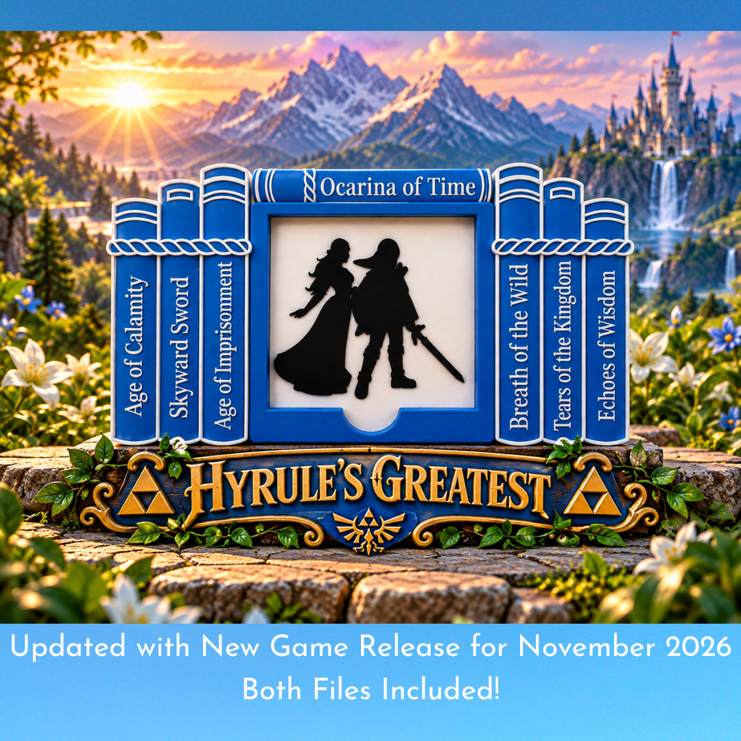 DIGITAL DOWNLOAD - Hyrule's Greatest - Post It Note Holder
