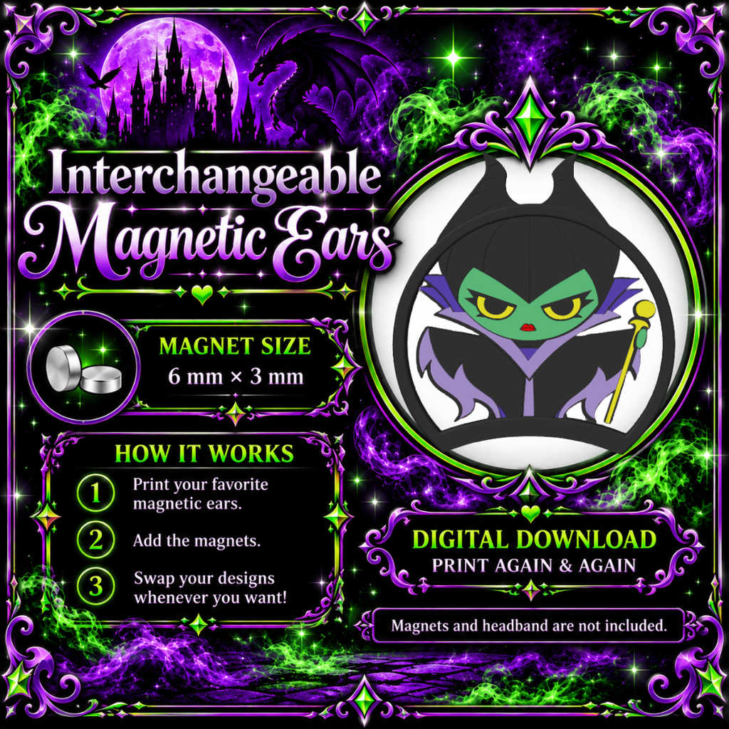 💜💜DIGITAL DOWNLOAD - MAL Magnetic Ears