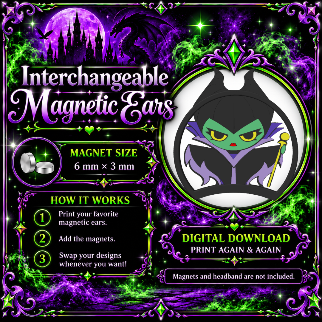 💜💜DIGITAL DOWNLOAD - MAL Magnetic Ears