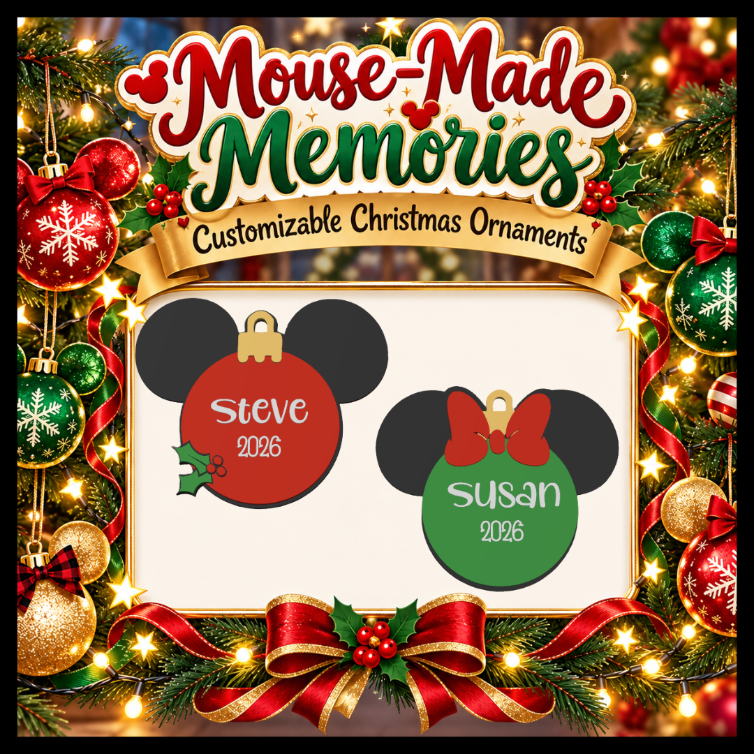 Mouse-Made Memories, Personalized Ornaments