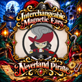 🏴☠️ DIGITAL DOWNLOAD - Neverland Pirate Interchangeable Magnetic Ears