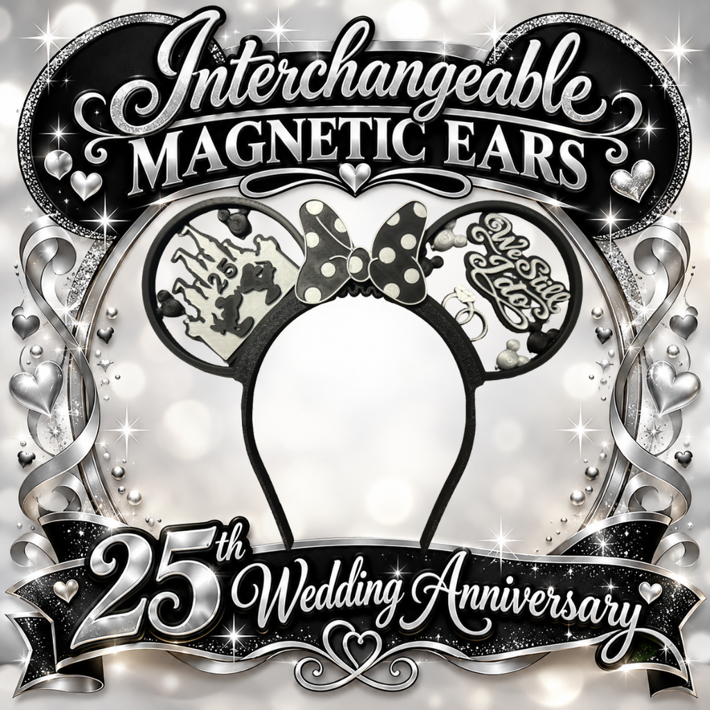 💍 25th Anniversary Interchangeable Magnetic Ears