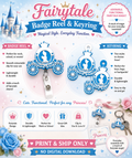 Fairytale Badge Reel & KeyRing