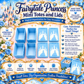 Fairytale Princess Mini Totes+Lids