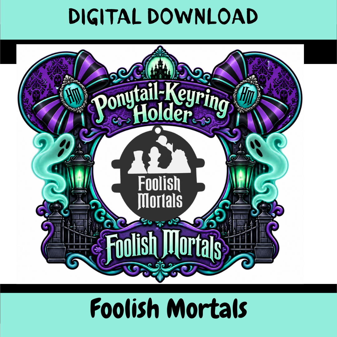 Mortals Ponytail-Keyring Holder