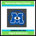 Scare Magnetic Headband Ears