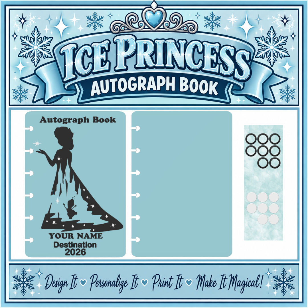 Ice Princess Autograph Book (4" x 6")