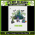 DIGITAL DOWNLOAD - It's Not So Scary 8.5" x 11" Notebook