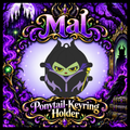 💜🖤DIGITAL DOWNLOAD - Mal Ponytail-Keyring Holder