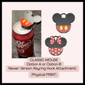 Classic Mouse Can Tab Opener W/ Keyring Holder Attachment (TWO Versions)