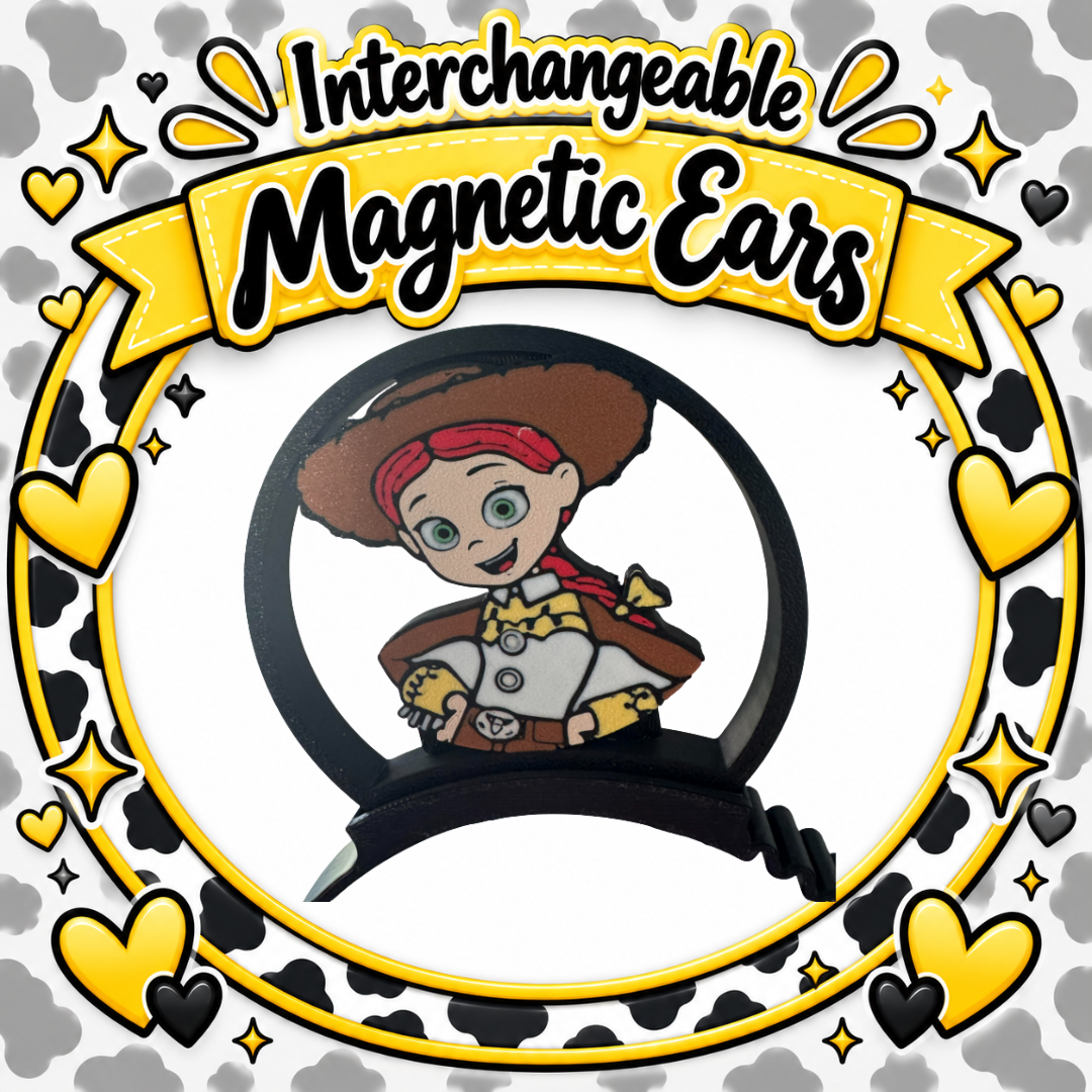 Rootin' Tootin' CowGirl Magnetic Ear