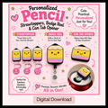 Digital Download - Pencil Strawtoppers, Badge Reel & Can Tab Opener