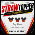 Classic Vibes Boy Mouse Strawtopper