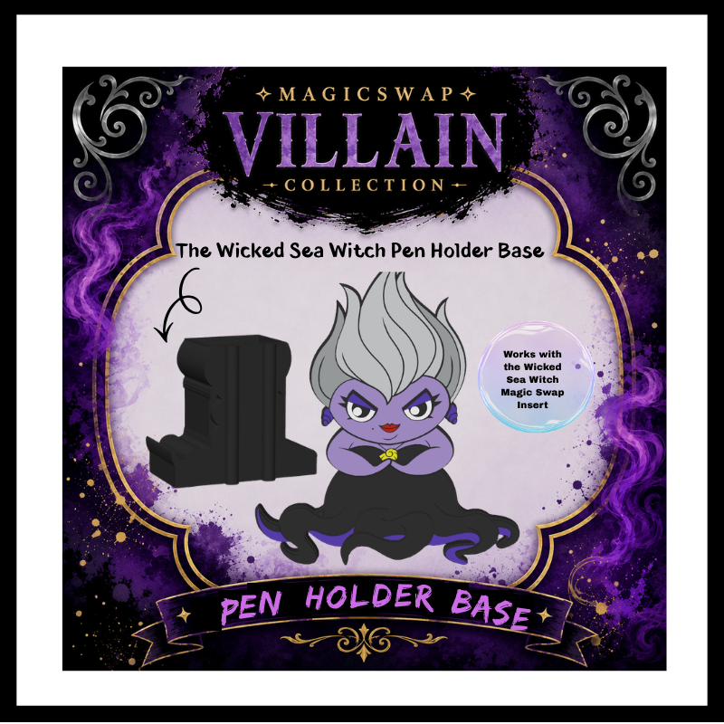 Wicked Sea Witch Pen Holder  or CHOOSE IT As a MagicSwap Base Accessory