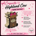 DIGITAL DOWNLOAD - Coquette Highland Cow SOLID Bath and Body Works Version