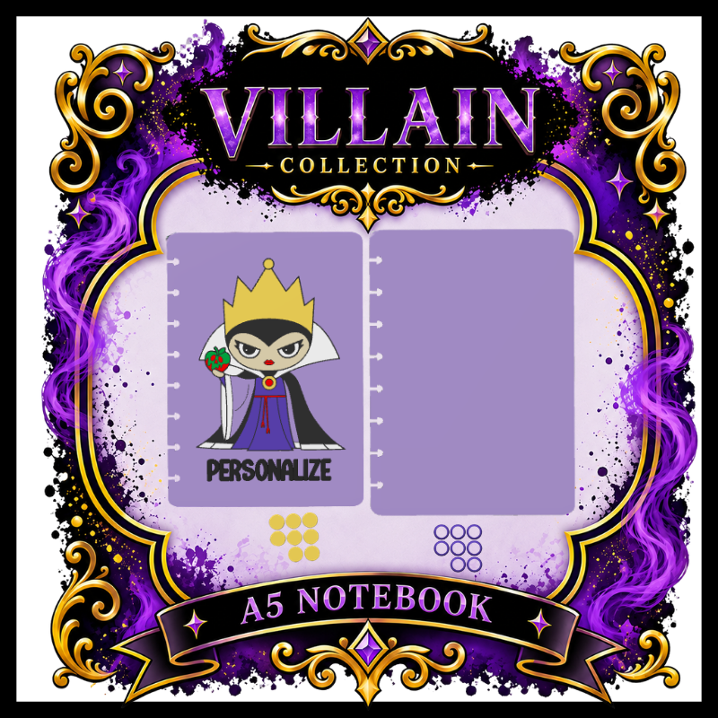 DIGITAL DOWNLOAD - Evil Queen A5 Notebook