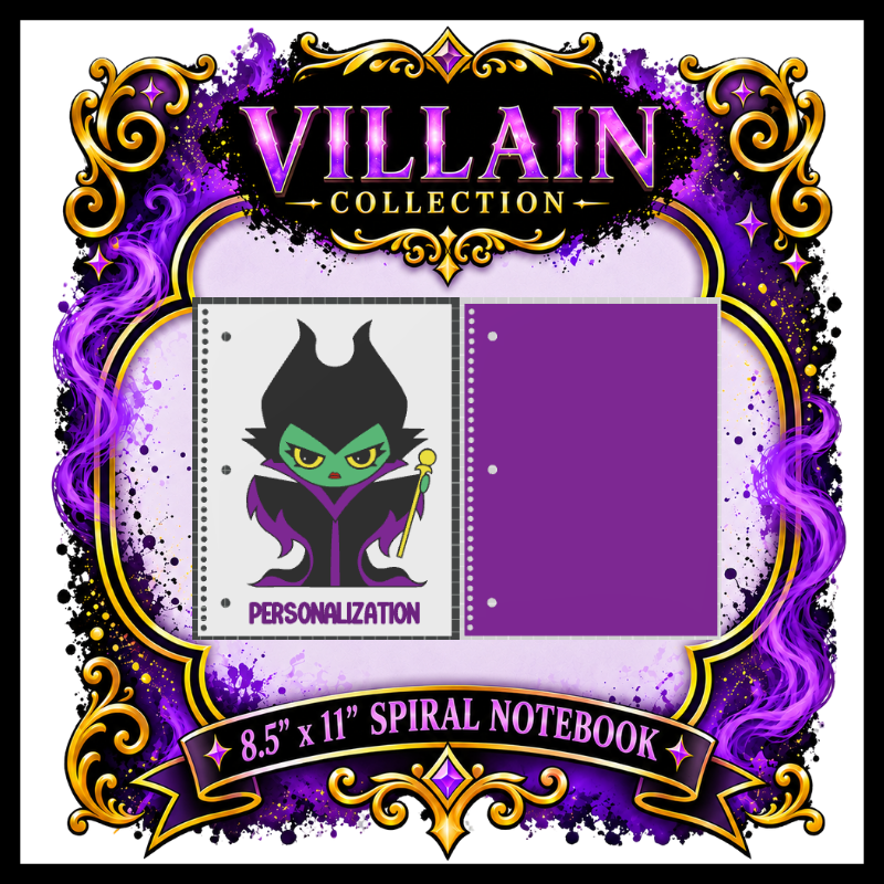 DIGITAL DOWNLOAD - Mal 8.5"x 11" Notebook