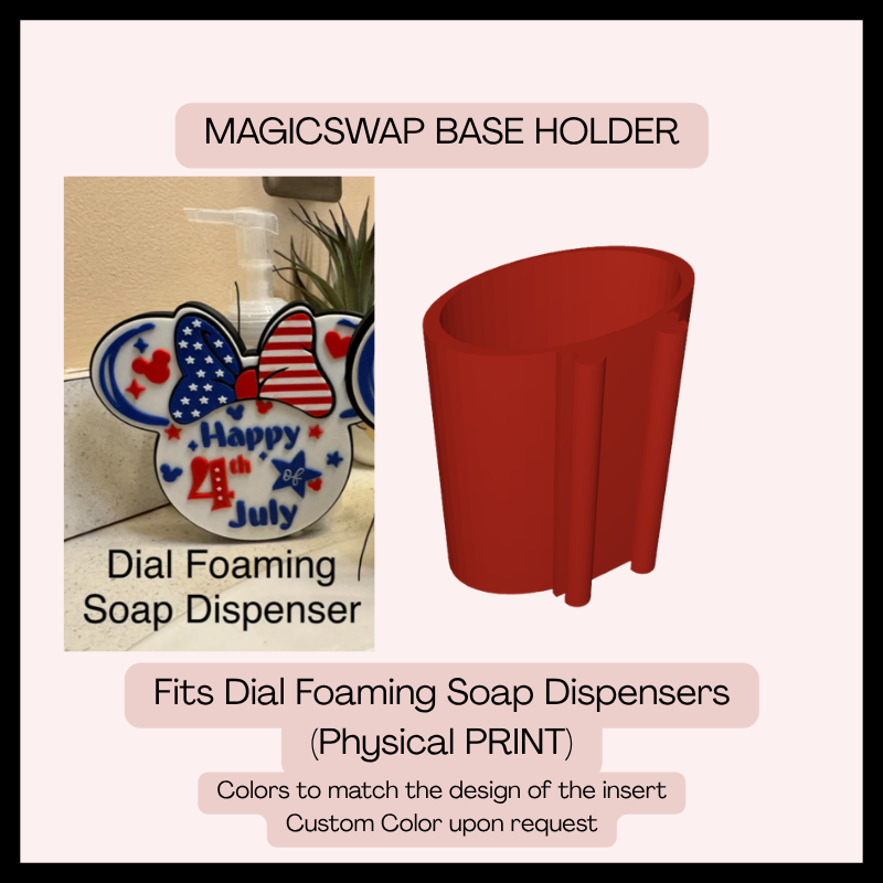 MagicSwap Base Holder (Fits Dial Soap Dispenser)