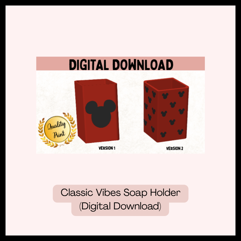 Classic Vibes Soap Holder (TWO Versions)