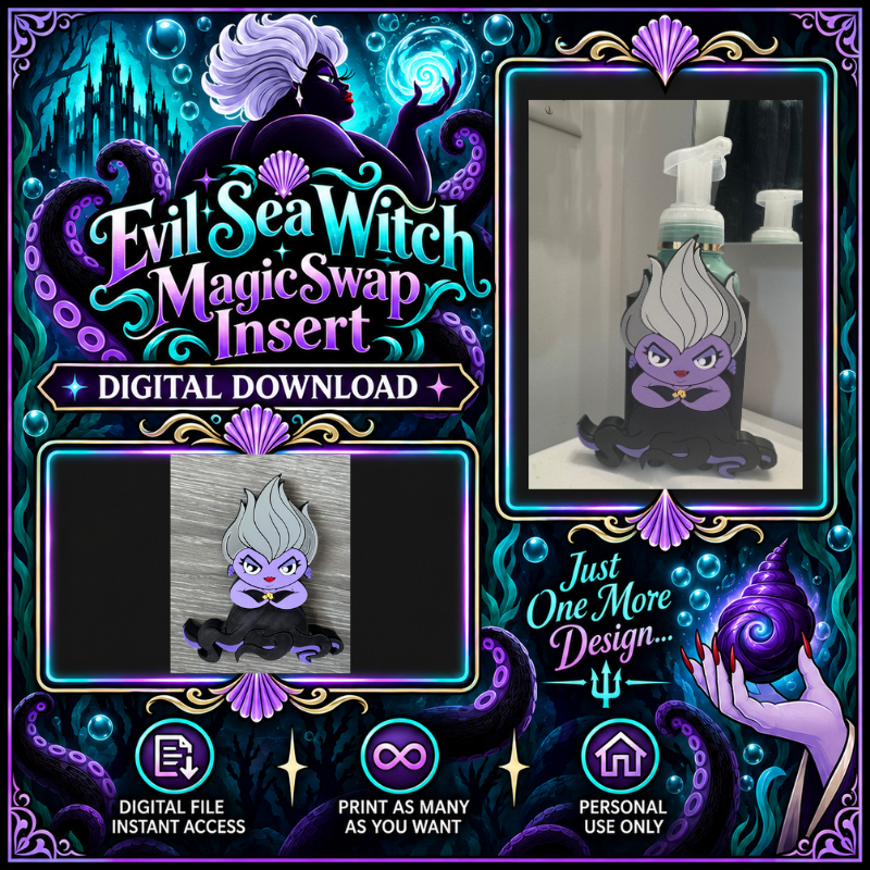 DIGITAL DOWNLOAD - Sea Witch MagicSwap Insert | Villain Collection