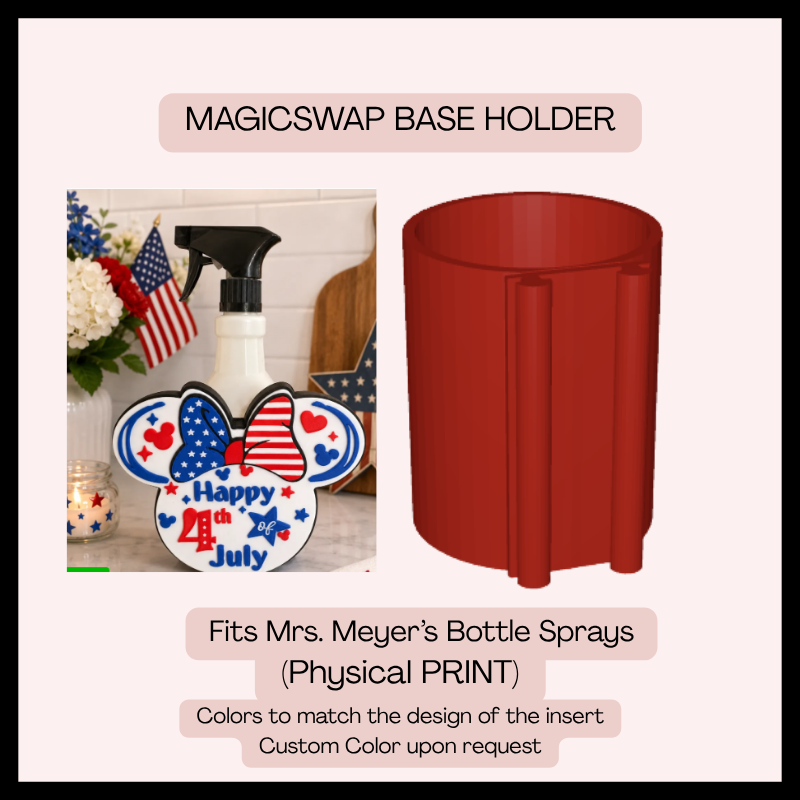 MagicSwap Base Holder (Fits Mrs. Meyers Spray Bottles)
