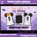 INSTANT DIGITAL DOWNLOAD - Too Cute To Spook (MagicSwap Plate)