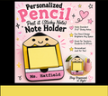 DIGITAL DOWNLOAD - Personalized Pencil Sticky Note Holder
