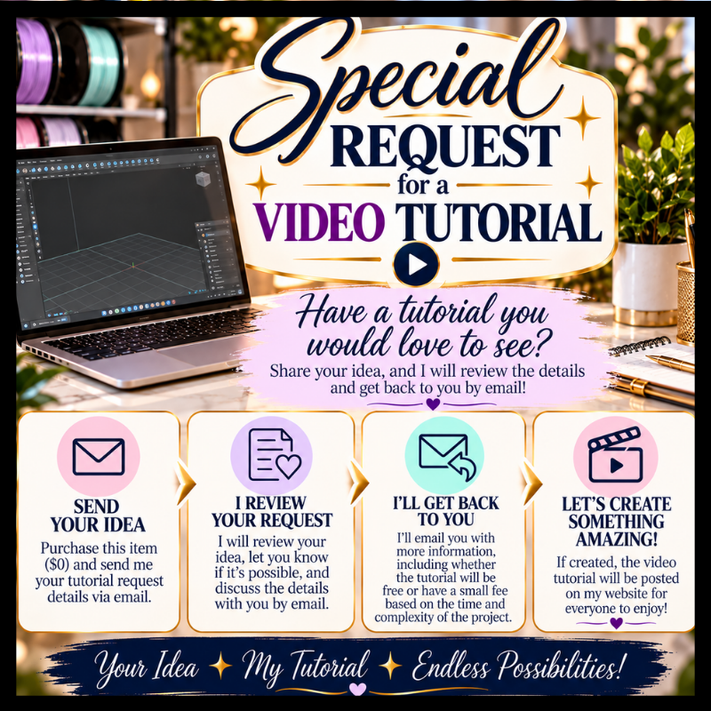 SPECIAL REQUEST - VIDEO TUTORIAL