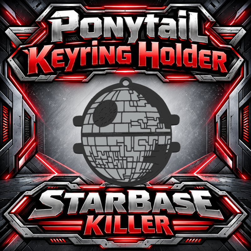 ✨✨ DIGITAL DOWNLOAD - StarBase Killer Ponytail Keyring Holder